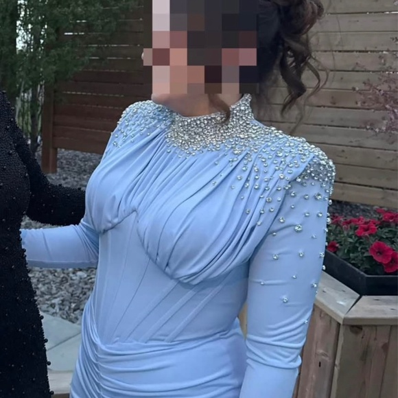 Vlora&Kaltrina corset blue dress - Picture 2 of 2